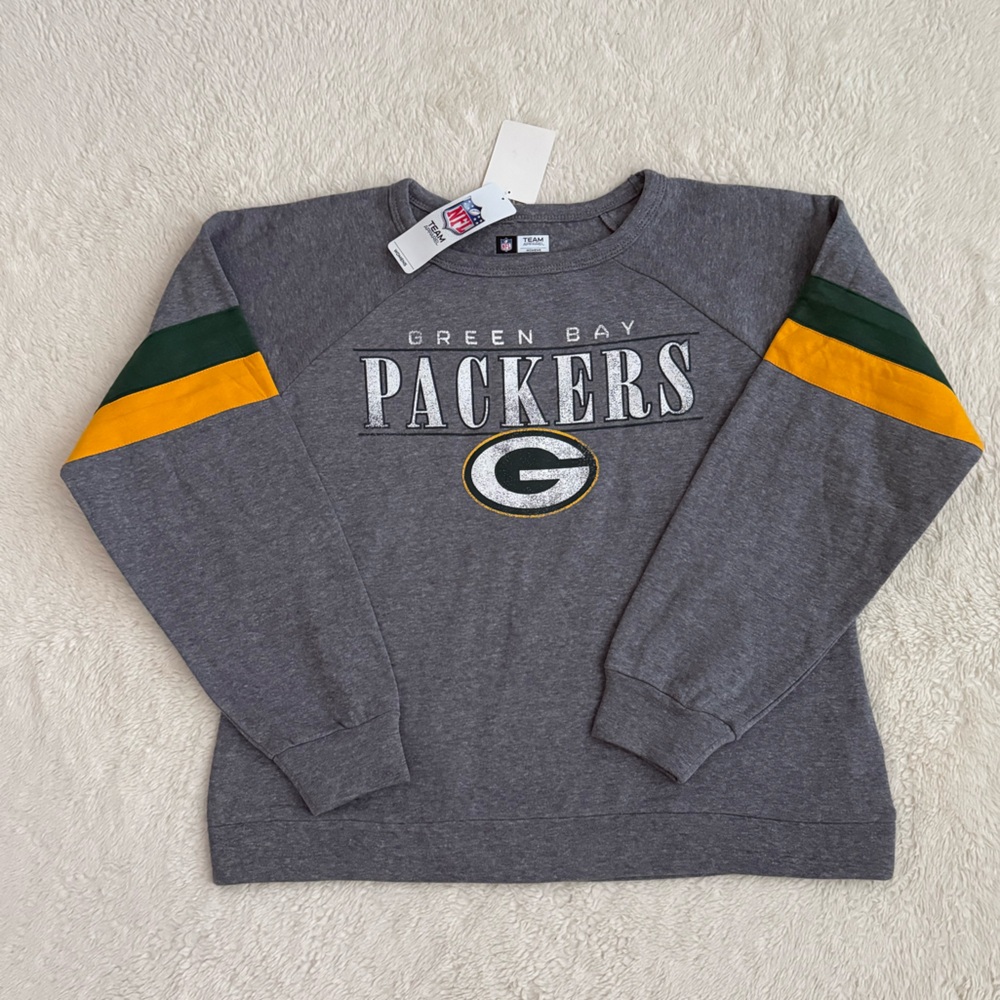 Women’s Green Bay Packers Sweatshirt, Size Large, NWT